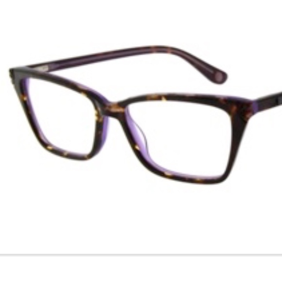 ANNA SUI eyeglasses case, black etched hard clamshell  New Anna Sui Eyeglasses AS5020 original case.